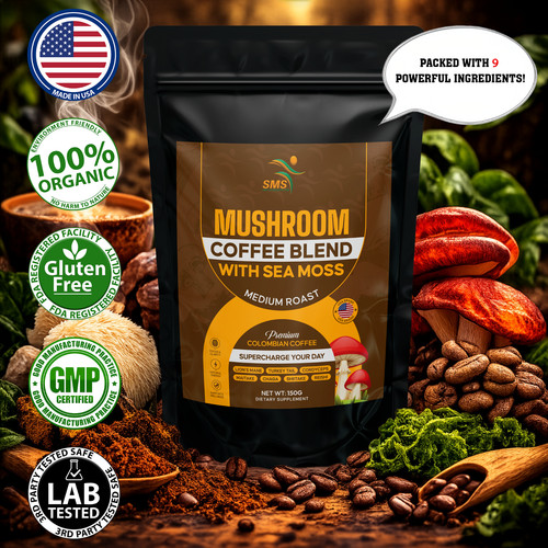 Organic mushroom coffee lions - coffee,